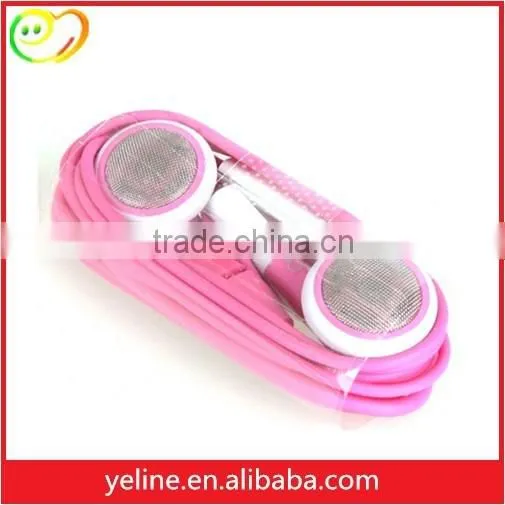2016 popular manufactor direct good quality colorful earphone for mobile phone/mp3/mp4