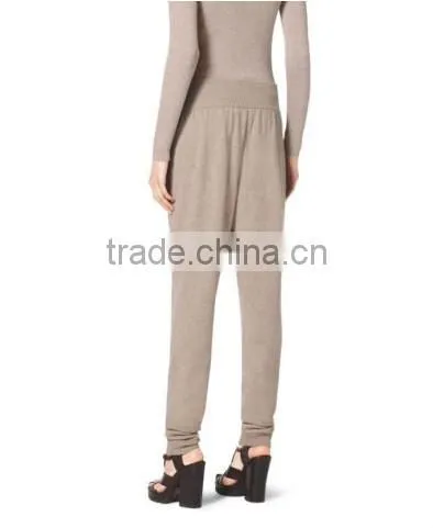 100% cashmere sweatpants for women