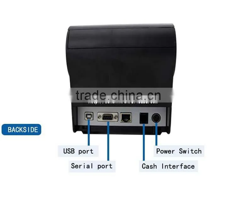 Hot Sale POS 80mm Mini Thermal printer with autocutter / easy paper loading design