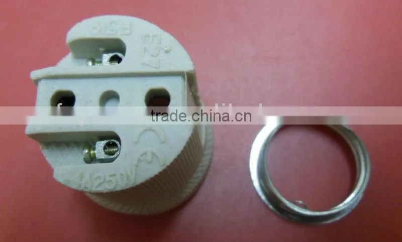 Hot Sale! Porcelain Lamp Holder E27 F519 porcelain lamp socket lamp base ceramic lamp socket lampholder