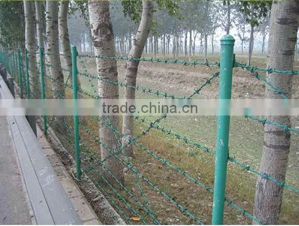 Protection net low carbon high tensile galvanized barbed wire