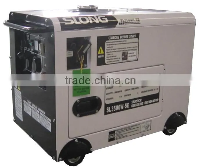 2014 NEW! petrol generator with canopy 2kw small power silent type