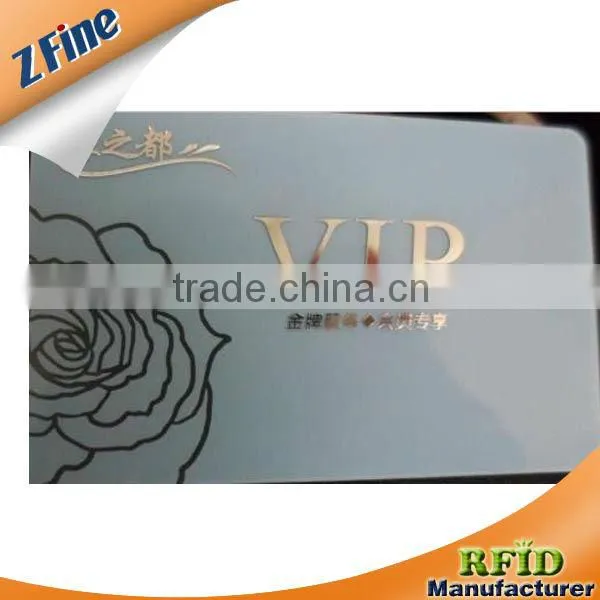 Z Fine design plastic business card/pvc vip card for Beauty Shop
