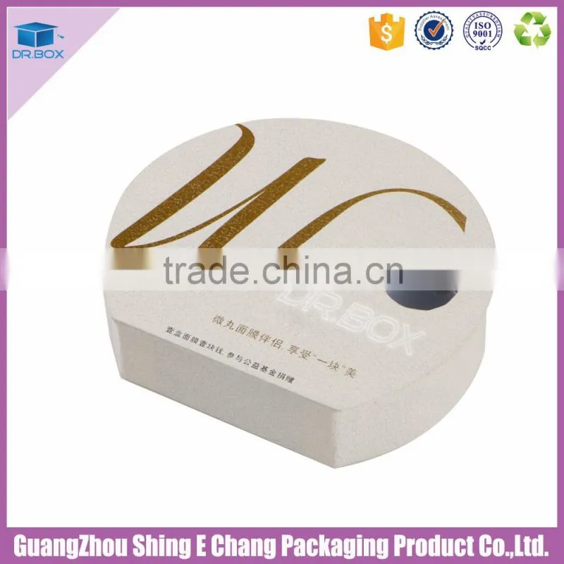2016 new design cardboard cosmetic box with factory price