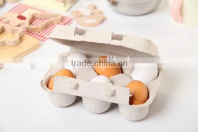 Wooden strawberry home made cooking set toy