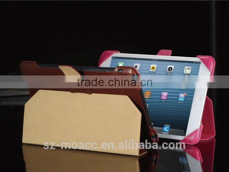 New hotsale leather Folio Case for ipad mini 3