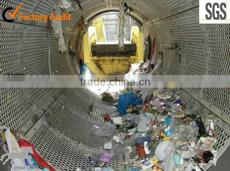 Waste Recycling Plant Trommel Screen For Organic Fertilizer