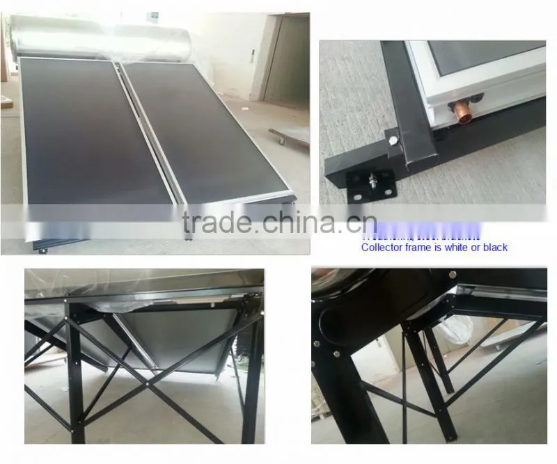200L Compact Integrative Pressurized Flat Plate Solar Collector Solar Water Heater