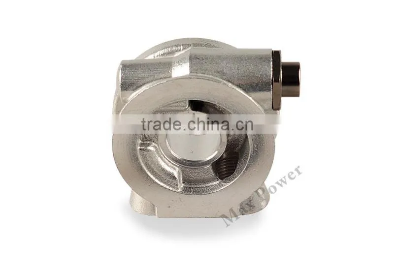 AN8 universal auto thermostat oil cooler sandwich plate oil dapter oil sandwich