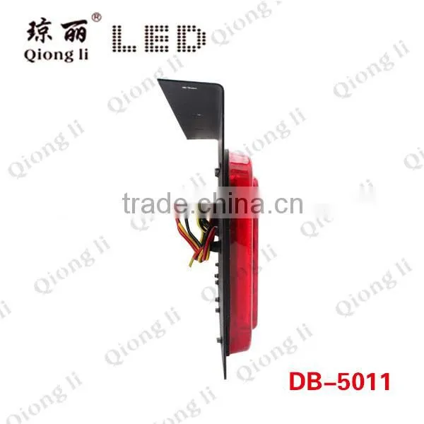ISO9001 approval square long back up led combination tail light