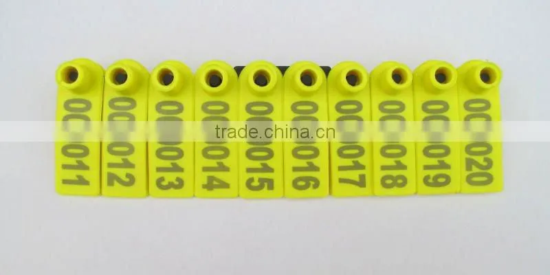 Added length sheep ear tag ,laser ear tag