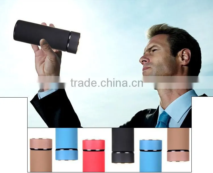 High quality 380ml logo free car business vacuum cup mug bottle