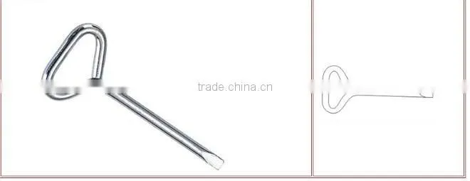 Steel Electric Galvanized Delta Handle Wood Screw In Rigging Hardware
