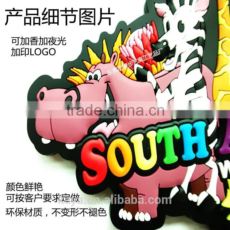 Plastic customized fridge magnet sticker