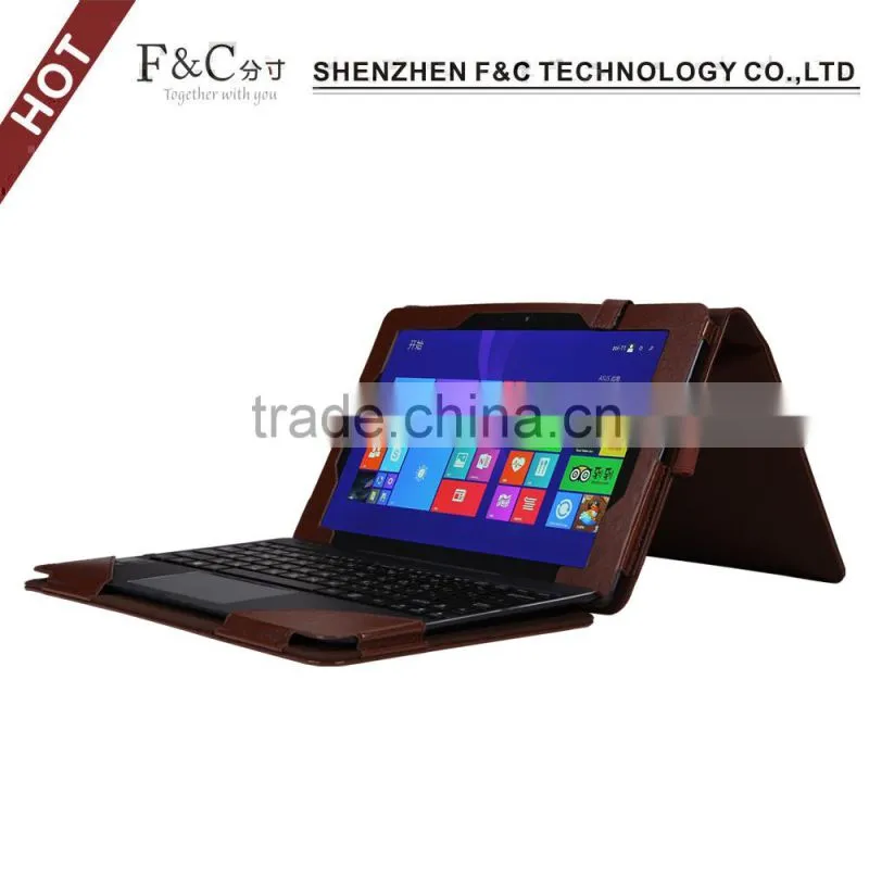 Premium crazy horse leather 10.1 inch tablet cover case for asus transformer book t100