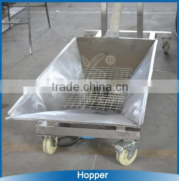 Plastic tube screw conveyor for coffee powder and coffee beans
