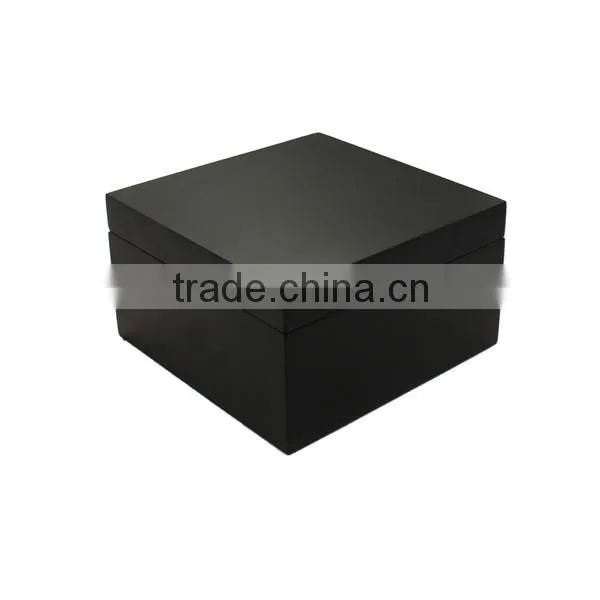 Luxury display wooden perfume box with rotating motor