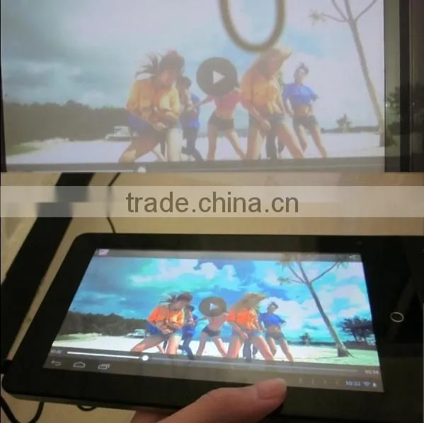 The World's first Android 4.4 tablet projector with 50LM upto 100inch screen