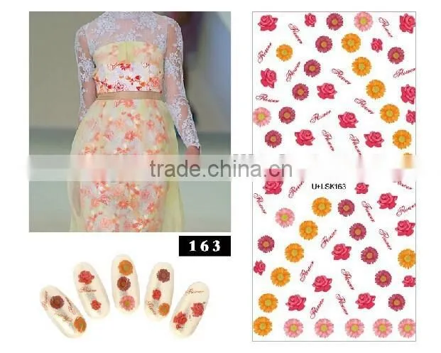 Colourful Gel Nail Art Nail Sticker Supplier Nail Wraps