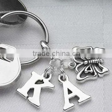 3D shark metal keychain