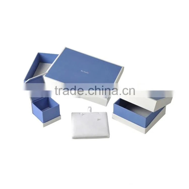 wholesales paper box ,fold packaging box with bottom ,custom-made design jewelry case