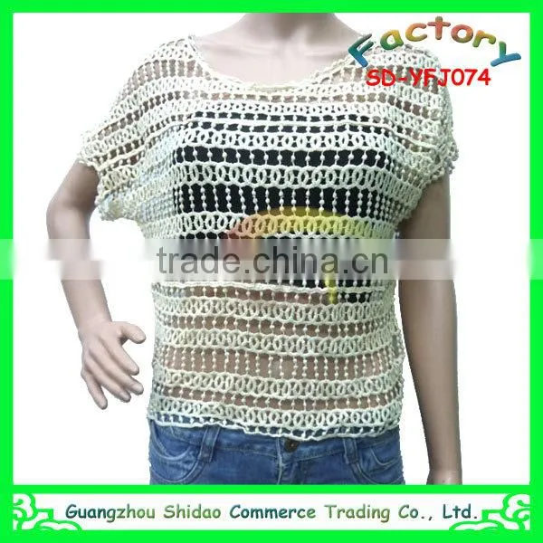 High quality fashion designer embroidery clothing lace woman cotton embroidery blouse