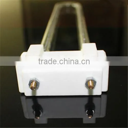Energy saving Alumina ceramic holder for Infrared Carbon Fiber Quartz Glass Heating Lamp tube