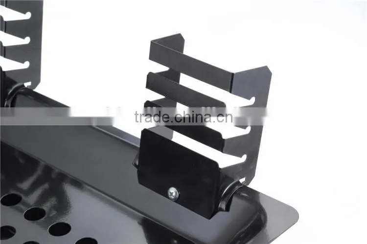 Fashion folding portable charcoal hanging bbq grill