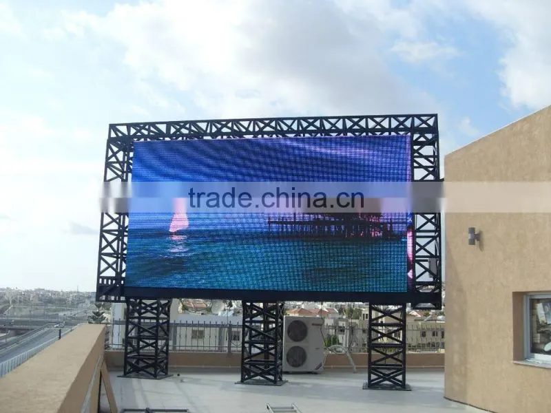 Waterproof IP65 high brightness outdoor RGB P10 led module price/good price LED module 32x16pixels