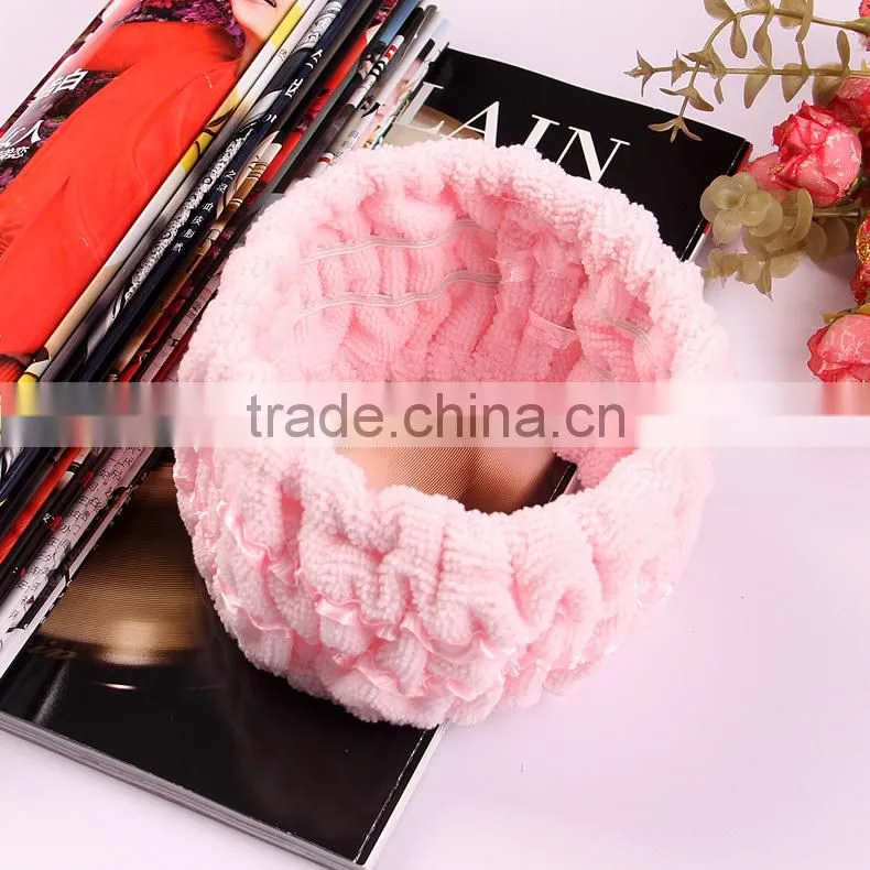 2015 hot sale wash face hair band sport hairband for girl student