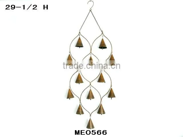 Iron crafts wind chimes with Cow Bells for sale windchime