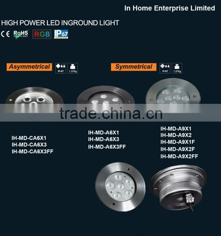 High quality led underground lighte 6W IP67 Inground Lamp Path light in Square, Garden