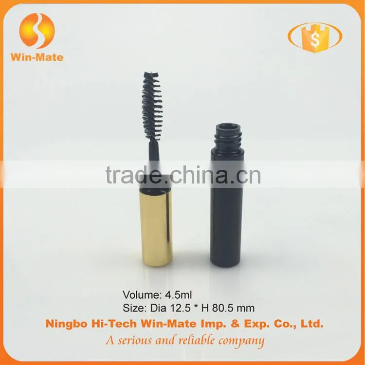Best saled gold & black high quality cosmetic mascara packaging wholesale