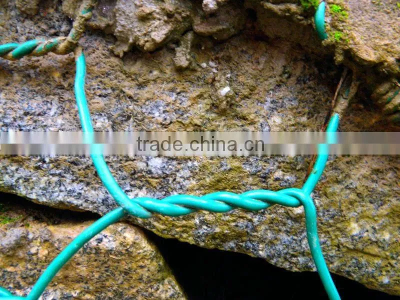 Three Twist Gabion Hexagonal Wire Netting Machines With Automatic Oil System