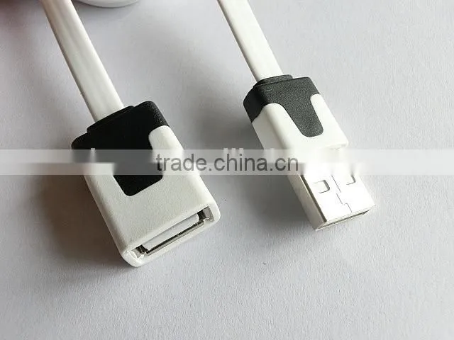factory wholesale dual color USB male to female cable