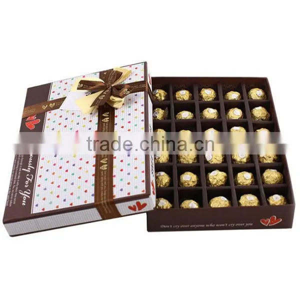 hot sale paper packaging boxes gift chocolate