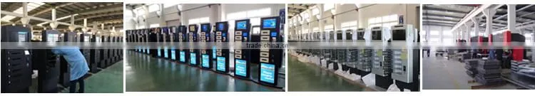 High technology push and elevator system vending kiosk