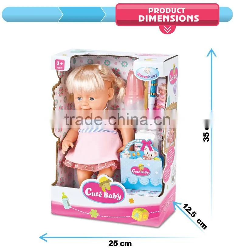 Popular 2016 hot sell chinese girl drink and pee reborn baby doll for kindergarten