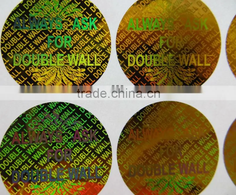 Anti-fake 3d security hologram labels