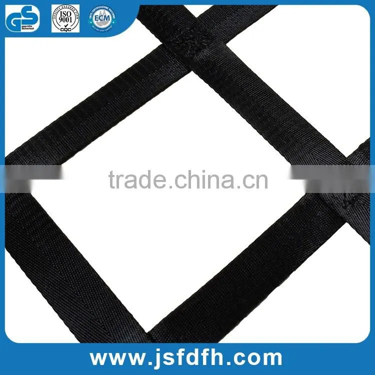 Promotion webbing cargo nets strap cargo net with polyester or nylon material