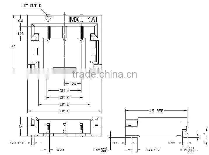 1.20mm Pitch Wire-to-Board Header