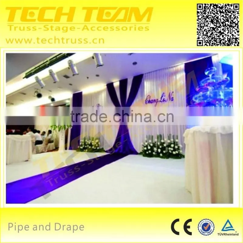 Square Pipe Drape Black Coating Base Plate 450*450*5mm(1.5ft*1.5ft)