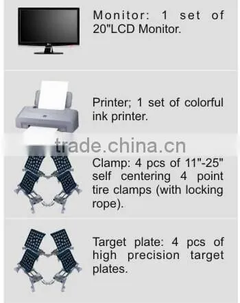 China Factory 3D Wheel alignment machine price with high quality