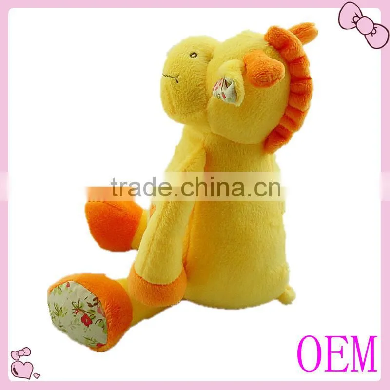Soft cute mini cow stuffed baby toy