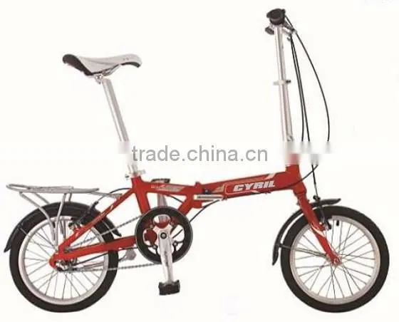 14" 16" 20" Single Speed Disc Brake Alloy Foldable Folded Folding Bicycle