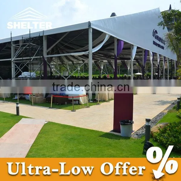 Luxury decorated wedding tent for 600 people