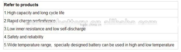 NI-MH AA150mAh battery