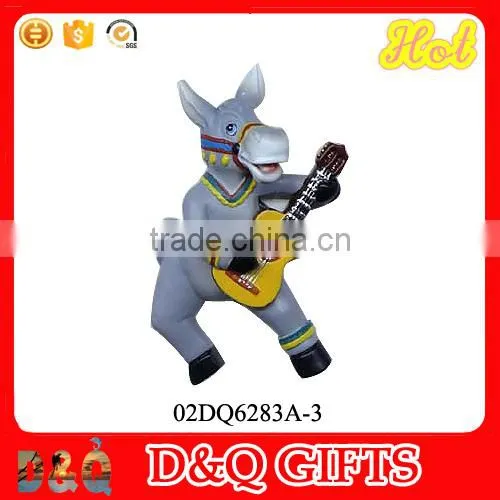 Polyresin donkey fridge magnet