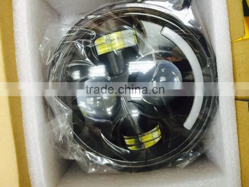 LED 7 INCH Harley Headlight 7" round led headlight for car and motorcycle