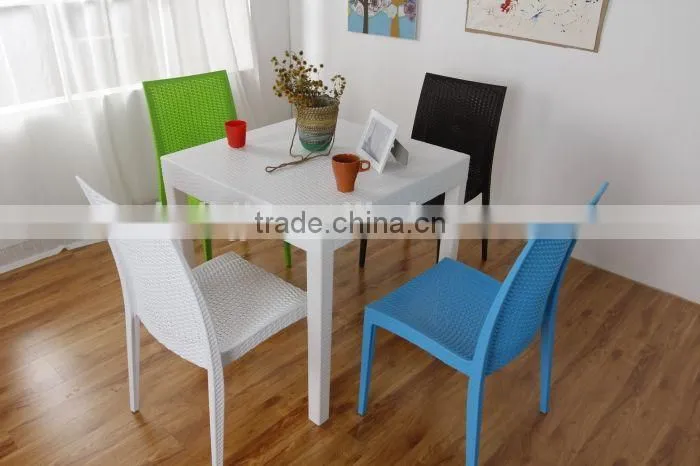 New design Outdoor rattan table and chair